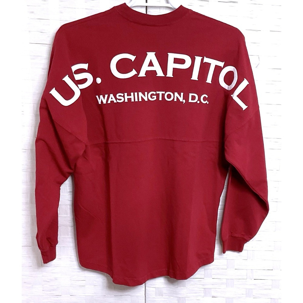 Spirit Jersey U.S. Capitol Washington D.C. Cotton Relaxed Fit Unisex Size M NWT